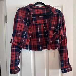 Cropped flannel